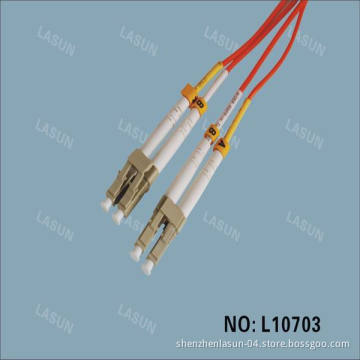 LC-LC Multimode Duplex Fiber Optic Patch Cord